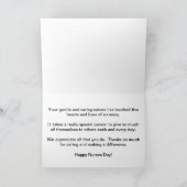 ハッピーナースデイバタフライと花 カード (内部)