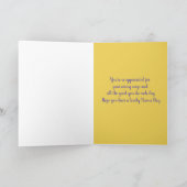 ハッピーナースデイフレンド薄紫名前をカスタムする カード (内部)