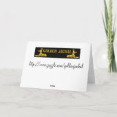 ハッピーナースデー包帯絆創膏 サンキューカード (裏面)