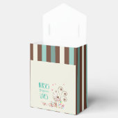 ハッピーナースデー、かわいい鳥オンストライプズ フェイバーボックス (オープン)