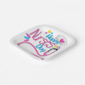 ハッピーナースデー ペーパープレート (傾斜あり)