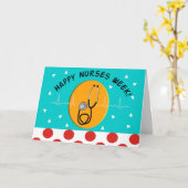 ハッピーナース週間グリーティングカード2 カード (黄色い花)