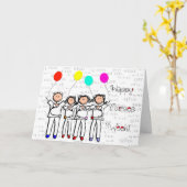 ハッピーナース週間グリーティングカード9 カード (黄色い花)