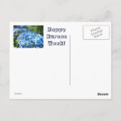 ハッピーナース週間!ポストカードブルーアジサイ ポストカード (裏面)