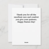 ハッピーナースDay 4フォトコラージュのクロスモノグラム シーズンカード (裏面)