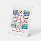 ハッピーナースDay 4フォトコラージュのクロスモノグラム 台座サイン (正面)