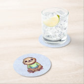 ハッピーニコニコリラックスクス ラウンドペーパーコースター (インサイチュ)