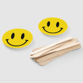 ハッピーニニング顔 おもしろい ハンドファン (組立なし)