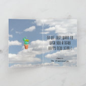 ハッピーニューイヤーおもしろいサウスウェストSaguaro Cactus シーズンカード (内部)