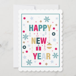 ハッピーニューイヤーお祝い シーズンカード