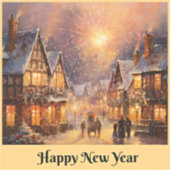 ハッピーニューイヤーお祝い シール (正面)
