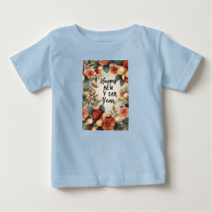 ハッピーニューイヤーお祝い*** ベビーTシャツ