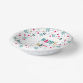 ハッピーニューイヤーお祝い ペーパーボウル (傾斜あり)