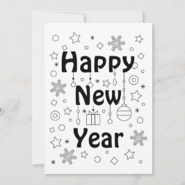 ハッピーニューイヤーお祝い 招待状