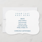 ハッピーニューイヤーのぼかし 招待状 (裏面)