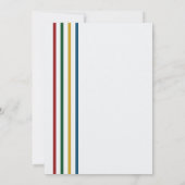 ハッピーニューイヤーはっきりしたタイポグラフィニューホーム 案内状 (裏面)