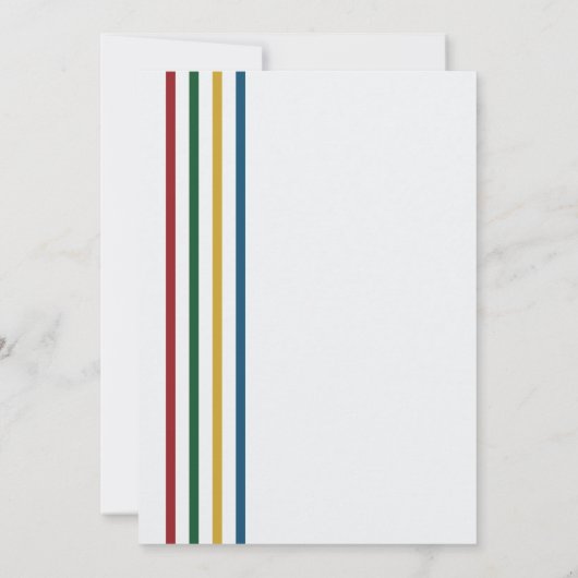 ハッピーニューイヤーはっきりしたタイポグラフィニューホーム 案内状 (裏面)