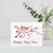 ハッピーニューイヤーアナウンスホリデー 案内ポストカード (スタンド正面)