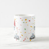 ハッピーニューイヤーイェティ コーヒーマグカップ (中央)
