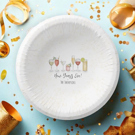 ハッピーニューイヤーイブカスタムパーティー ペーパーボウル