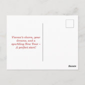 ハッピーニューイヤーウィーンオーストリアフェスティバル ポストカード (裏面)