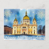 ハッピーニューイヤーウィーンオーストリアフェスティバル ポストカード (正面)