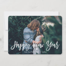 ハッピーニューイヤーオーバーレイ |ホリデーフォトカード