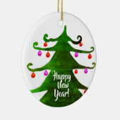ハッピーニューイヤーカスタムオーナメント セラミックオーナメント (右)