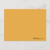 ハッピーニューイヤーカラフル紙吹雪オレンジの背景 ポストカード (裏面)