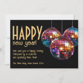 ハッピーニューイヤーカラフル シーズンカード (正面)