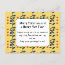 ハッピーニューイヤーカード黄色v6/6