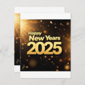 ハッピーニューイヤーカード2025 シーズンカード (正面/裏面)