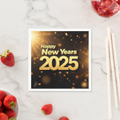 ハッピーニューイヤーカード2025 スタンダードカクテルナプキン (インサイチュ)