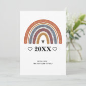 ハッピーニューイヤーカード - 名前または家族名をカスタマイズ シーズンカード (スタンド正面)