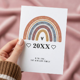 ハッピーニューイヤーカード - 名前または家族名をカスタマイズ シーズンカード