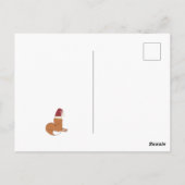 ハッピーニューイヤーキツネはがき ポストカード (裏面)