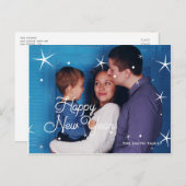 ハッピーニューイヤークラシック家族の写真 ポストカード (正面/裏面)