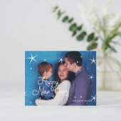 ハッピーニューイヤークラシック家族の写真 ポストカード (スタンド正面)