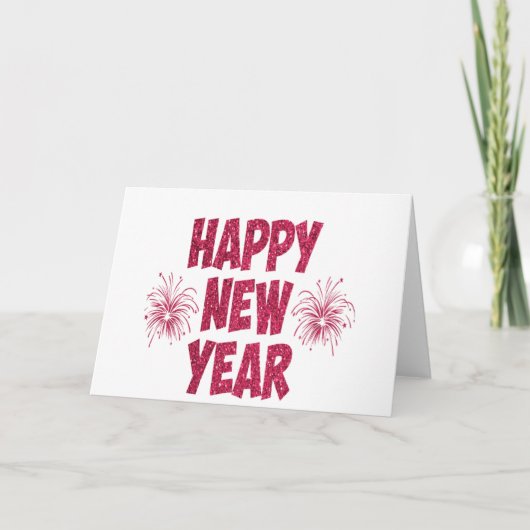 ハッピーニューイヤーグリッター シーズンカード (正面)