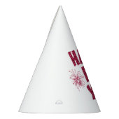 ハッピーニューイヤーグリッター パーティーハット (左)