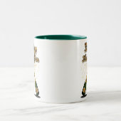 ハッピーニューイヤーコーヒーマグ ツートーンマグカップ (中央)