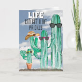 ハッピーニューイヤーサウスウエストサグアーロサボステンプレート シーズンカード (正面)