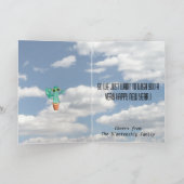 ハッピーニューイヤーサウスウエストサグアーロサボステンプレート シーズンカード (内部)