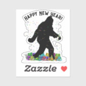 ハッピーニューイヤーサスカッチ シール (シート)