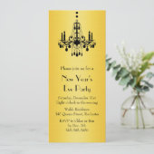 ハッピーニューイヤーシャンデリアパーティの招待状 招待状 (スタンド正面)