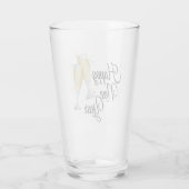 ハッピーニューイヤーシャンパングラス魔法マグ タンブラーグラス (裏面)