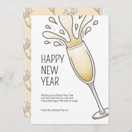 ハッピーニューイヤーシャンパン シーズンカード