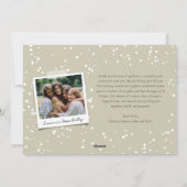 ハッピーニューイヤーシンプルスクリプト書道3枚の写真 シーズンカード (裏面)