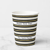 ハッピーニューイヤーストライプズ 紙コップ (裏面)