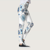 ハッピーニューイヤースノーフレークレギンス レギンス (右)